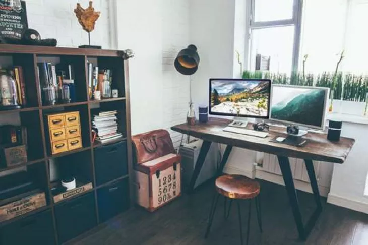 Wooden Desk Organizer