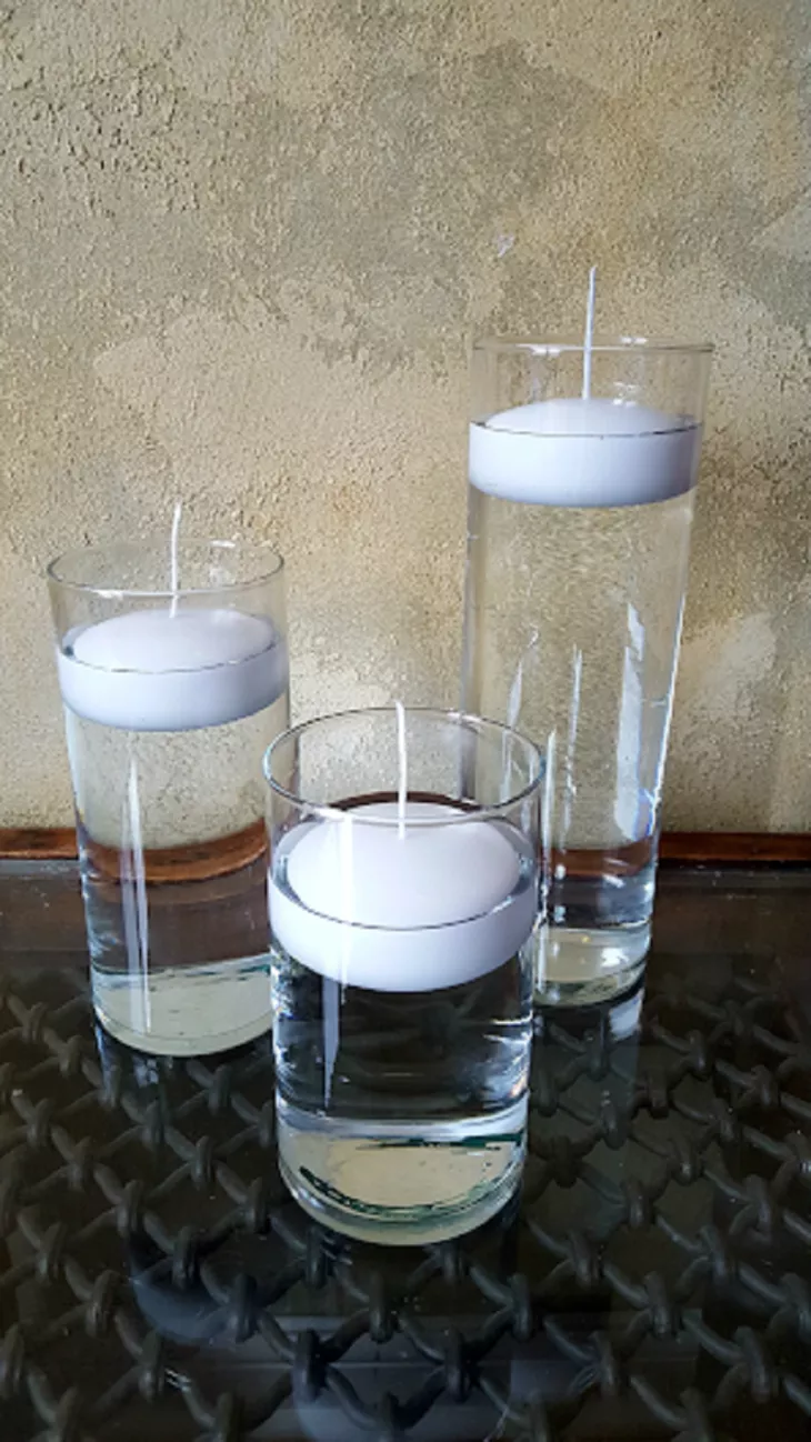 Four Simple Ways To Use Floating Candles To Decorate A Space