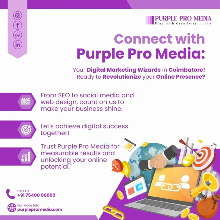 purple pro media digital marketing agency in Coimbatore