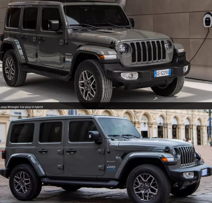 Jeep Wrangler 4xe plug-in hybrid