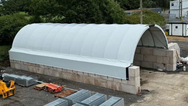 Protection for Aggregates With Concrete Block Covers