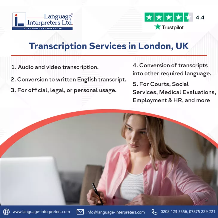 transcription services in UK