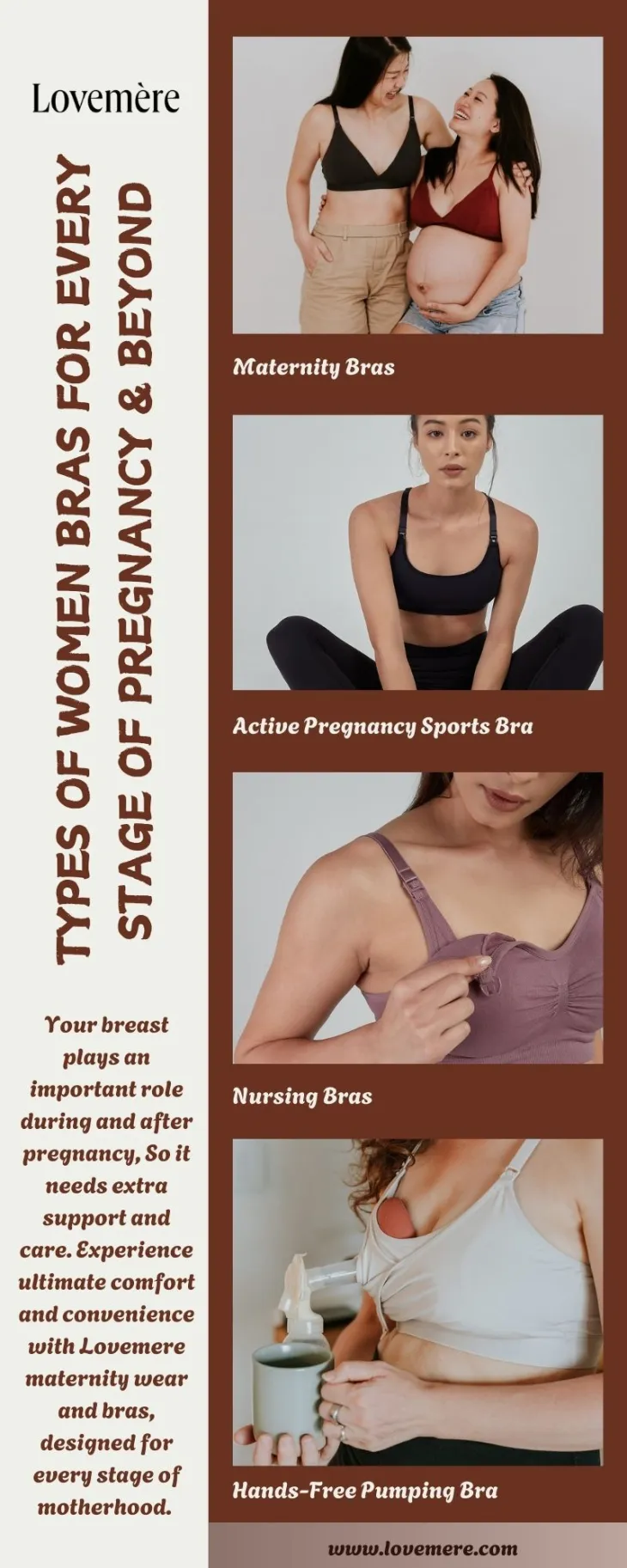 Types of Women motherhood bras