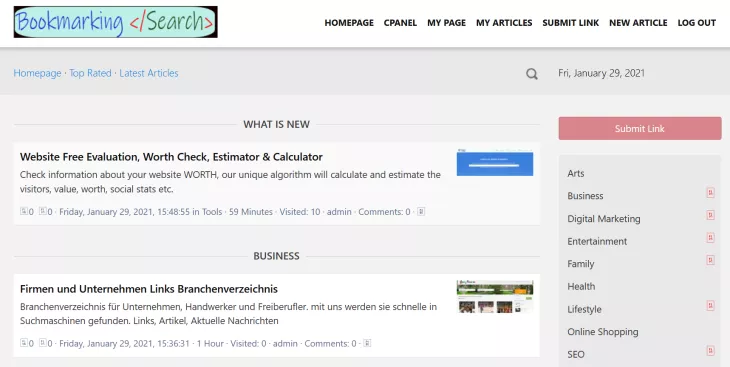 Wiki share bookmarking
