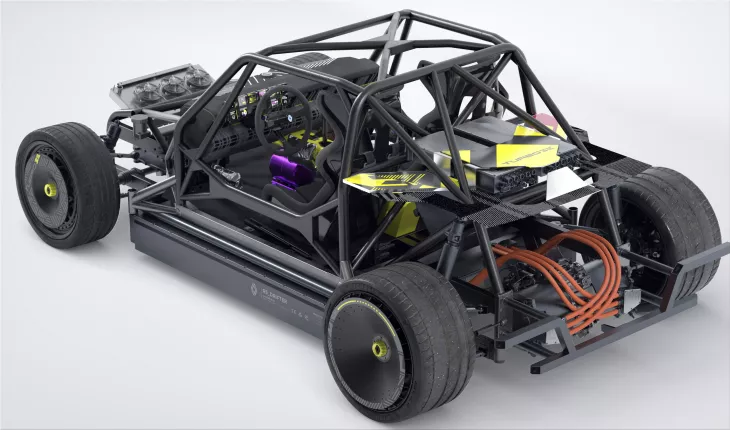 R5 Turbo 3E electric car