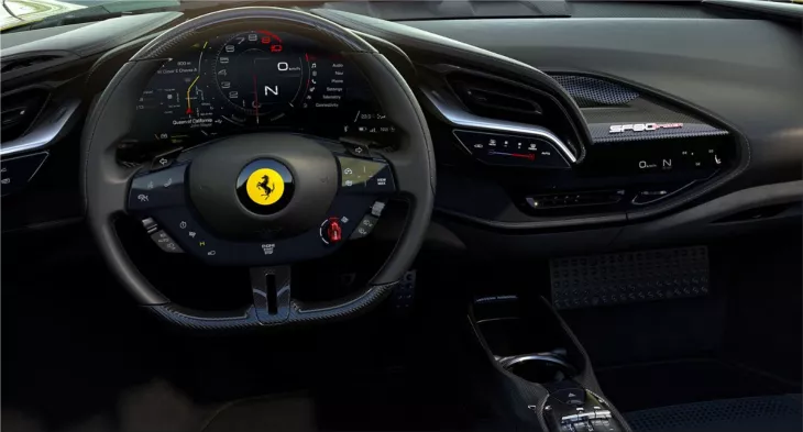 Ferrari SF90 Spider sports car