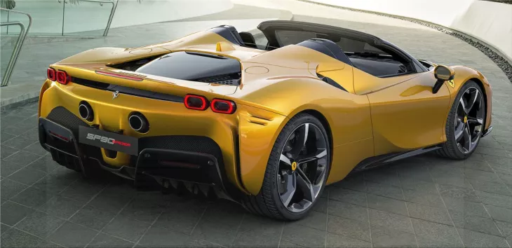 Ferrari SF90 Spider sports car