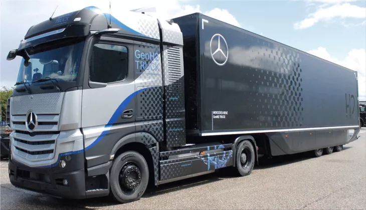 Mercedes-Benz GenH2 electric truck