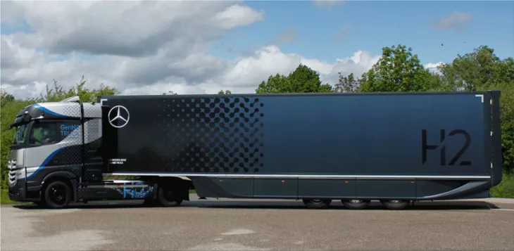 Mercedes-Benz GenH2 electric truck