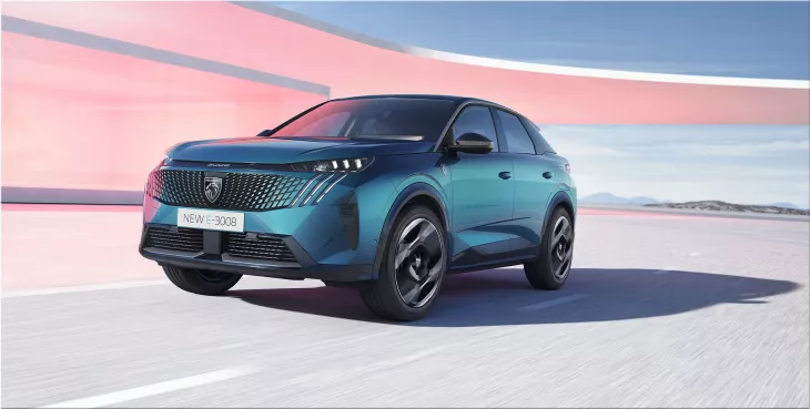 Introducing the Peugeot e-3008: A Cutting-Edge Electric Fastback SUV With a 435-mile Range 