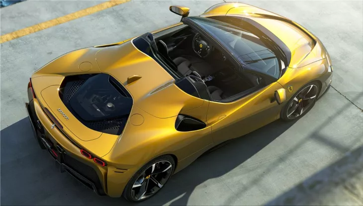 Ferrari SF90 Spider sports car
