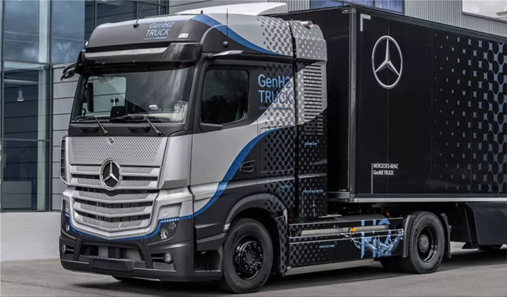 Mercedes-Benz GenH2 electric truck