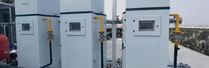 natural gas boiler