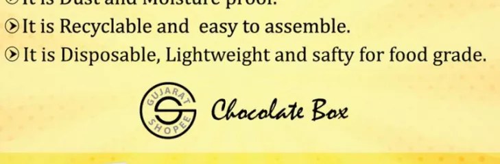 chocolate boxes