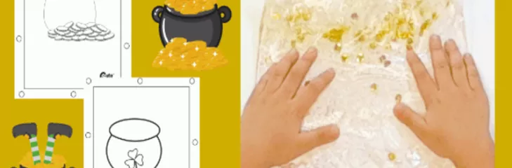 Golden Sensory Bags for Kids 