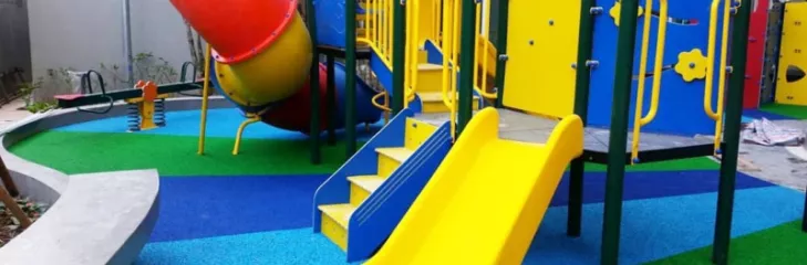 outdoor children's playground equipment