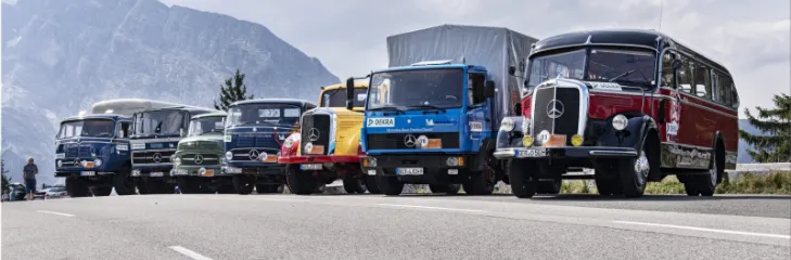 Celebrating 8 Iconic Mercedes-Benz and Setra Vehicles at the 20th Germany Historic Tour