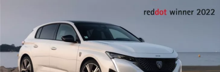 The 2022 champion of the Red Dot Award is the Peugeot 308