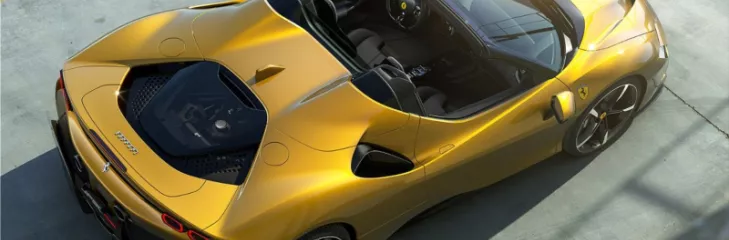 Ferrari SF90 Spider sports car