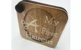 Wood and Acrylic Laser Engraved Custom Keepsake Box